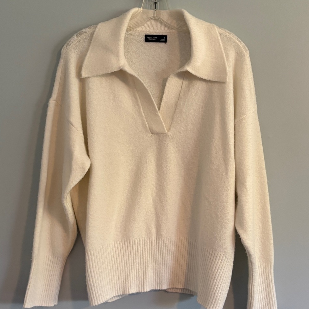 Simply Vera Collared Sweater